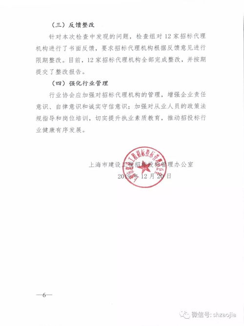 關于公布本市2019年度建設工程招標代理行為專項檢查情況的通知