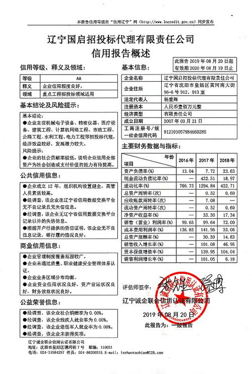遼寧國啟招投標代理有限責任公司